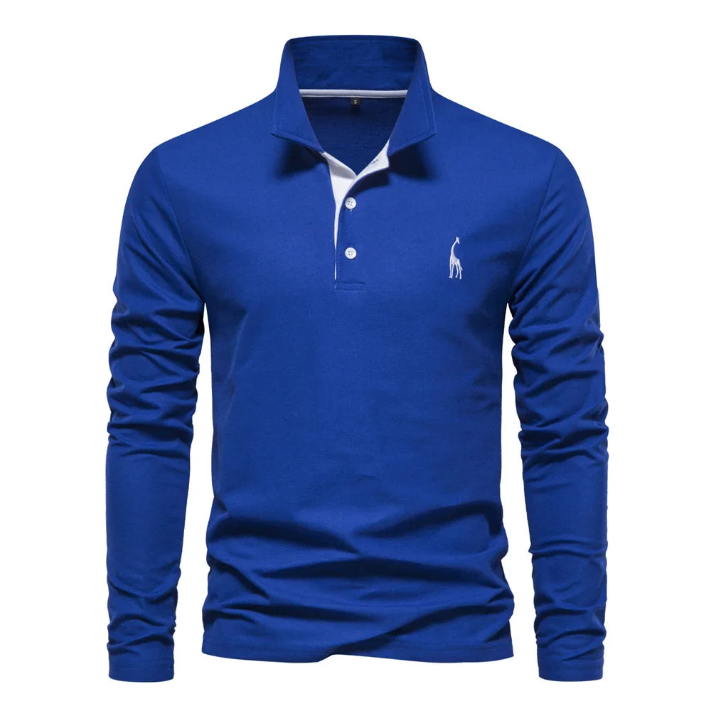 Camisa Masculina Polo Manga Longa