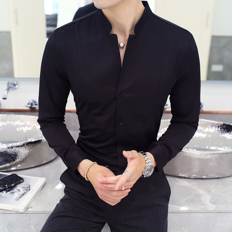 Camisa Social Masculina Collar Use Cavalieri