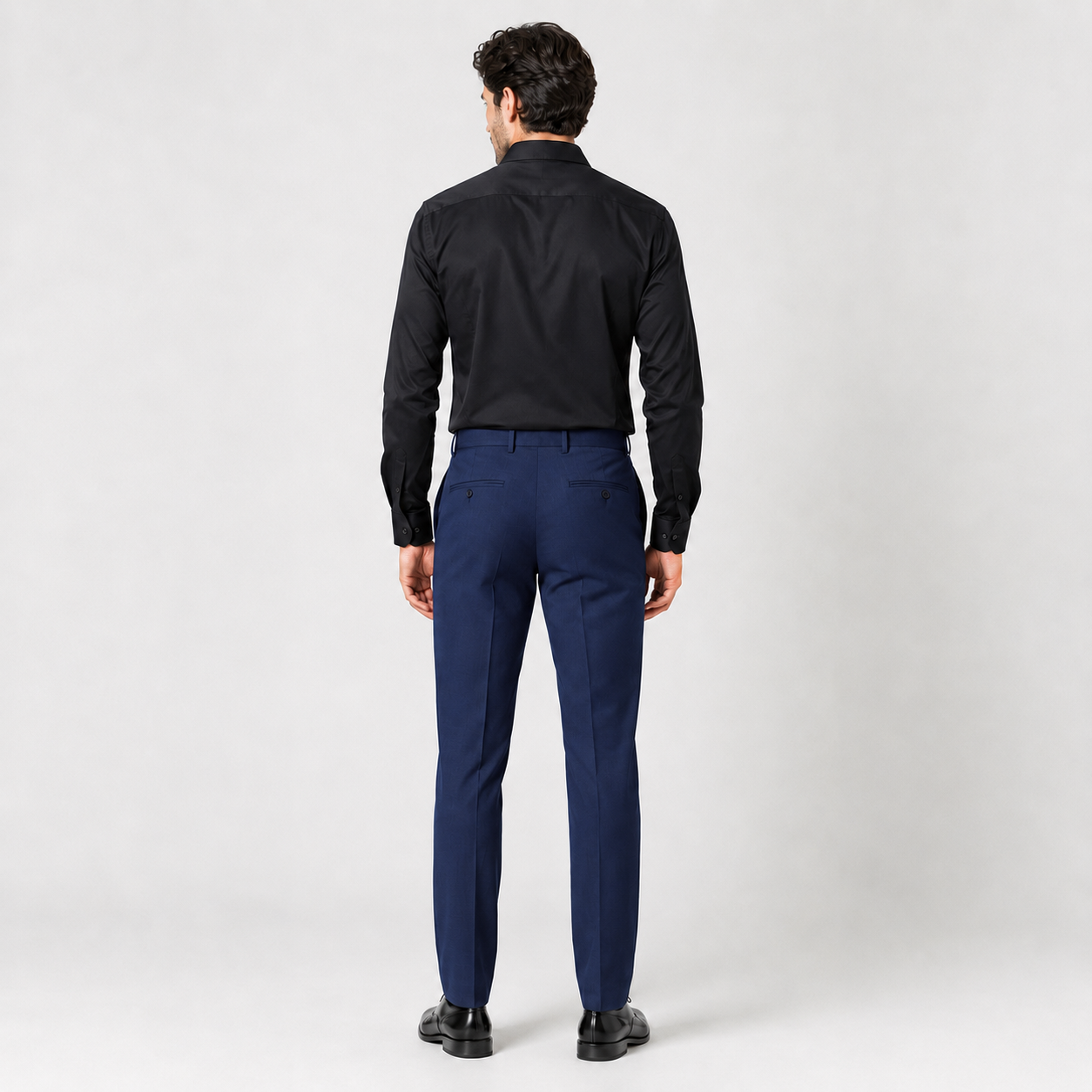 Calça Social Masculina Azul