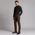 Calça Social Slim Marrom