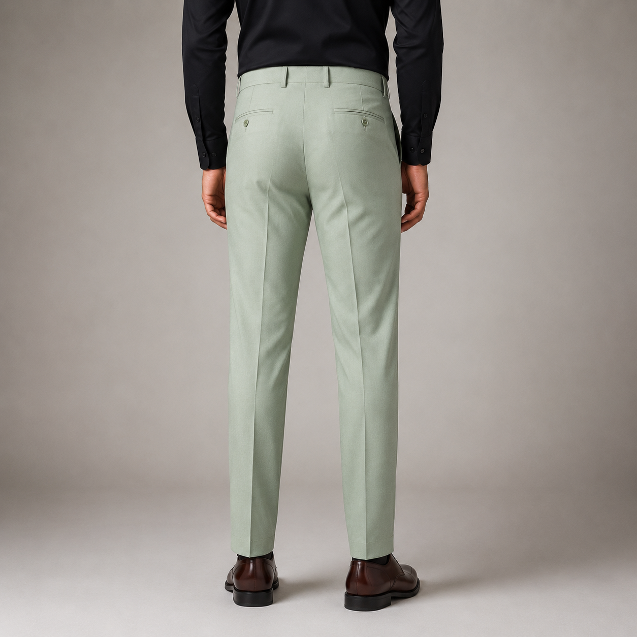 Calça Alfaiataria Social Masculina Verde