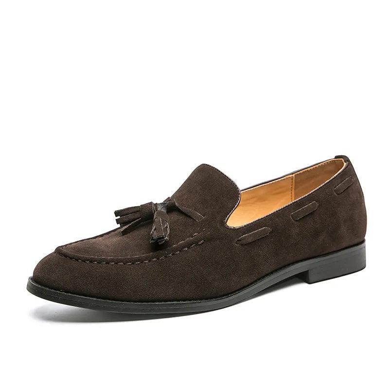 Mocassim Masculino Loafer em Camurça Roma Use Cavalieri