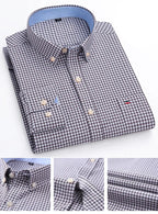 Camisa Masculina Mini Xadrez Manga Longa Use Cavalieri