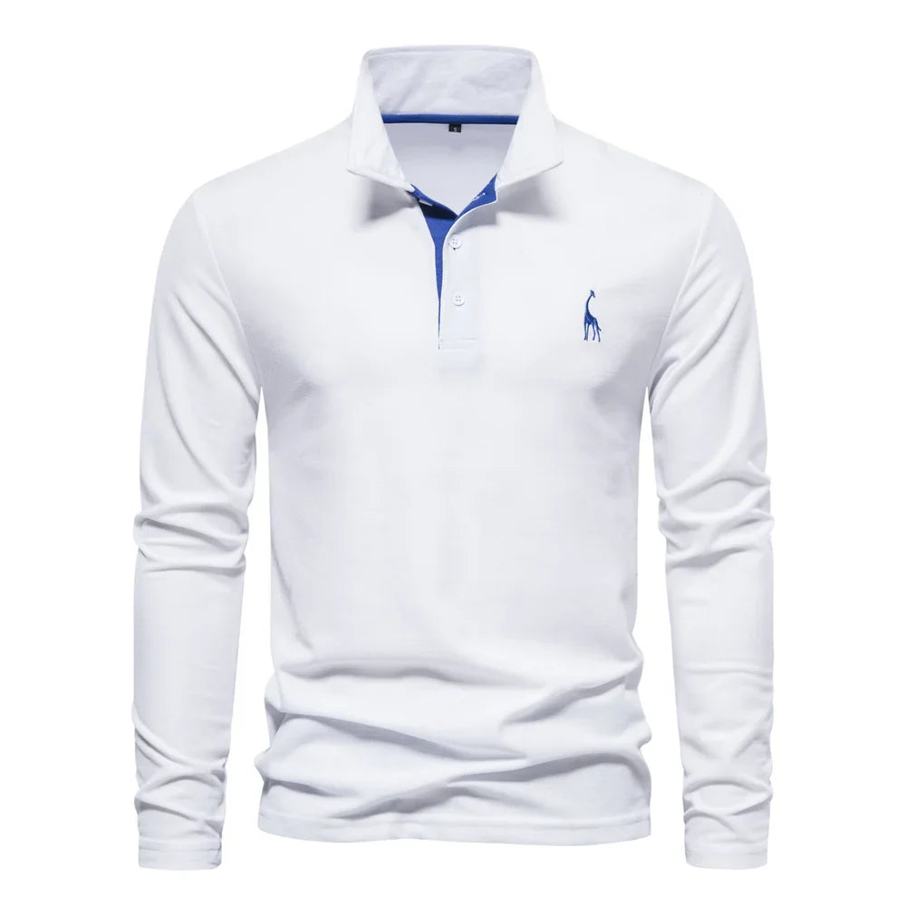 Camisa Masculina Polo Manga Longa