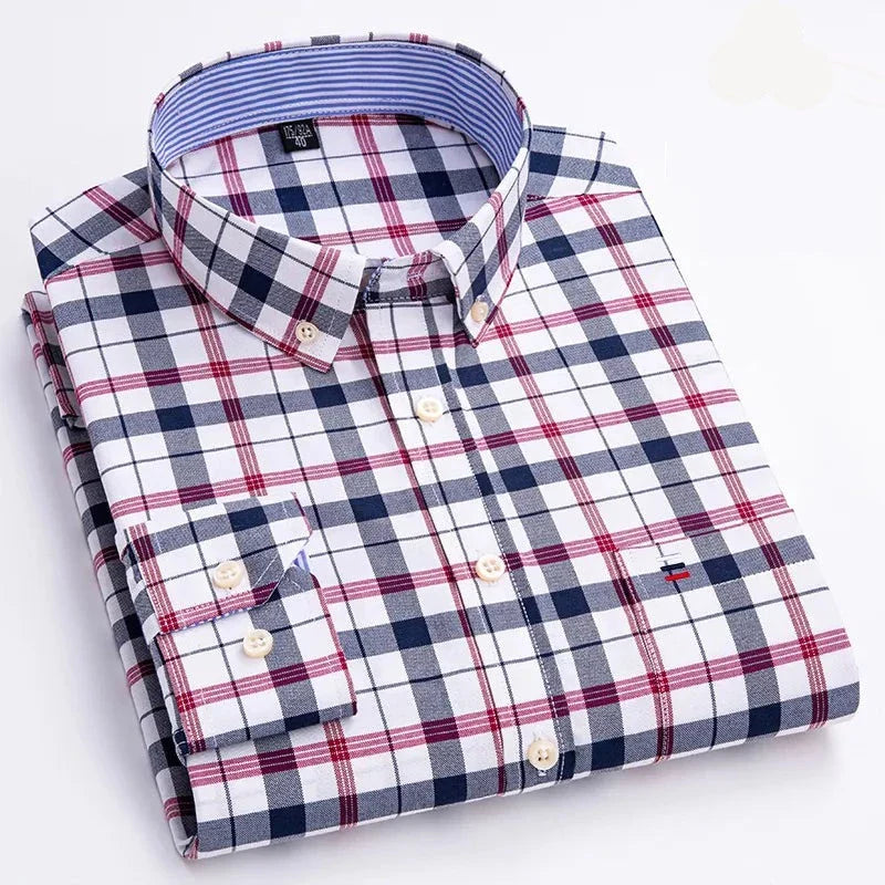 Camisa Masculina Xadrez Color Manga Longa Use Cavalieri