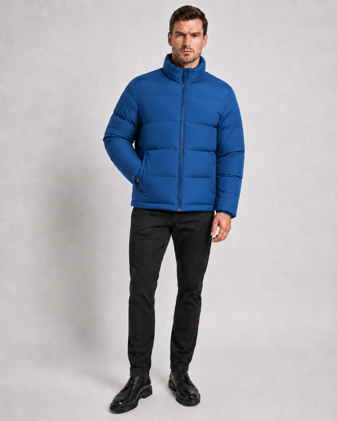 Jaqueta Bomber Impermeavel Azul
