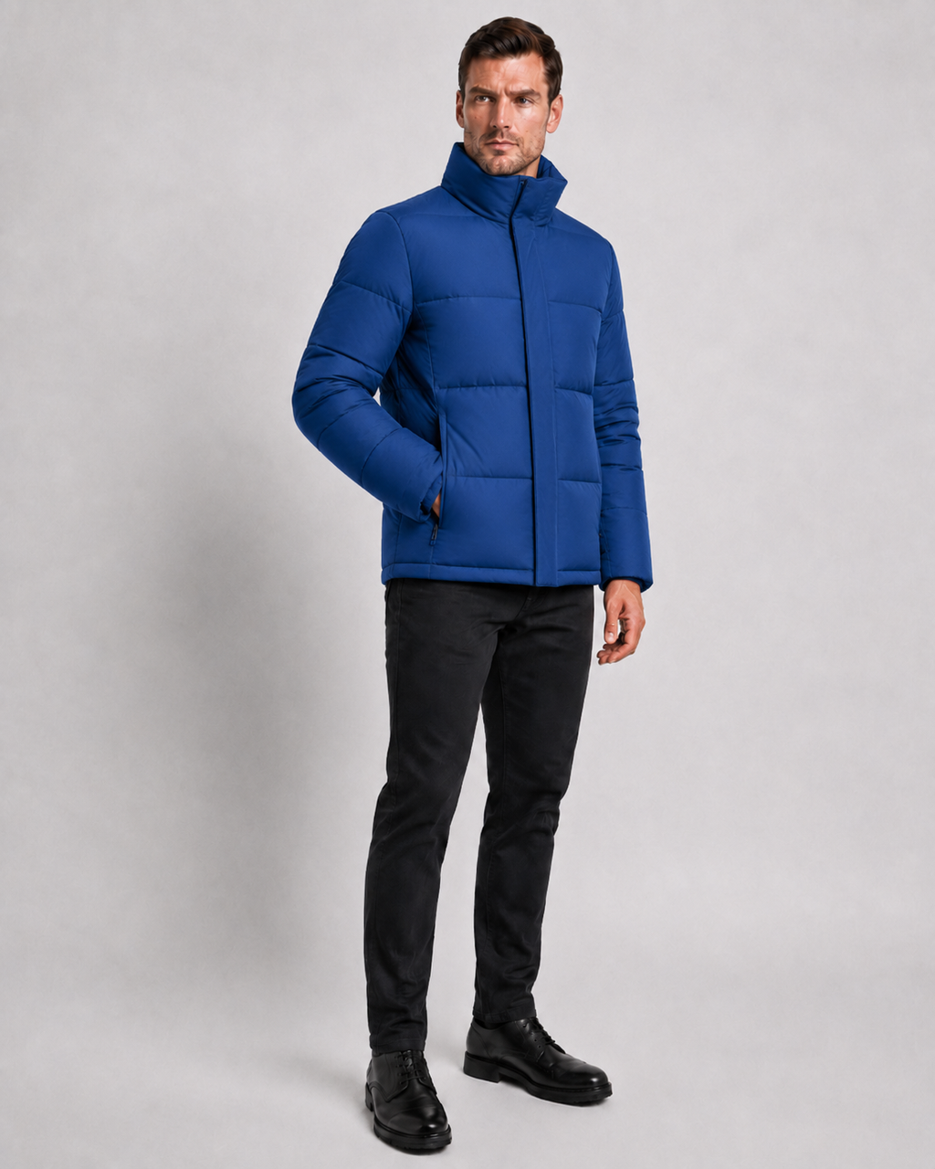 Jaqueta Bomber Impermeavel Azul