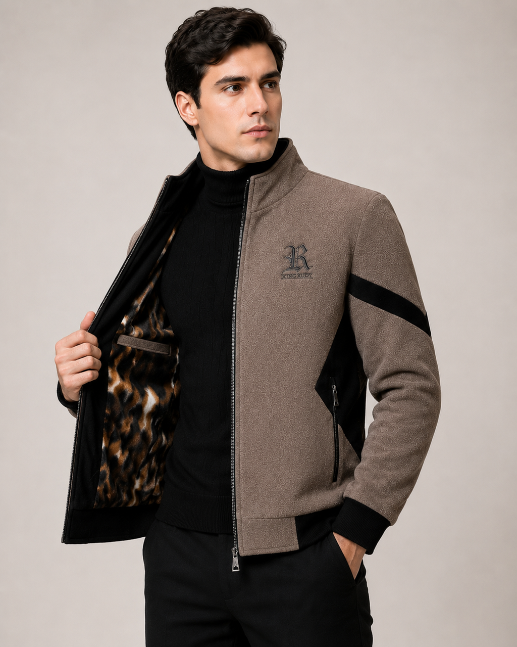 [LEVE 2 PAGUE 1] Jaqueta Masculina Use Cavalieri em Lã Premium