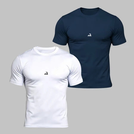 Kit 2 Camisetas Dry Fit Masculinas Anti Suor para Academia, Corrida e Treino