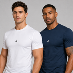 Kit 2 Camisetas Dry Fit Masculinas Anti Suor para Academia, Corrida e Treino