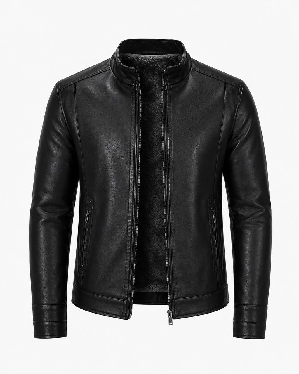 [LEVE 2 PAGUE 1] Jaqueta Masculina Cavalieri em Couro Legítimo Premium +BRINDES: Relógio, Cinto e Carteira
