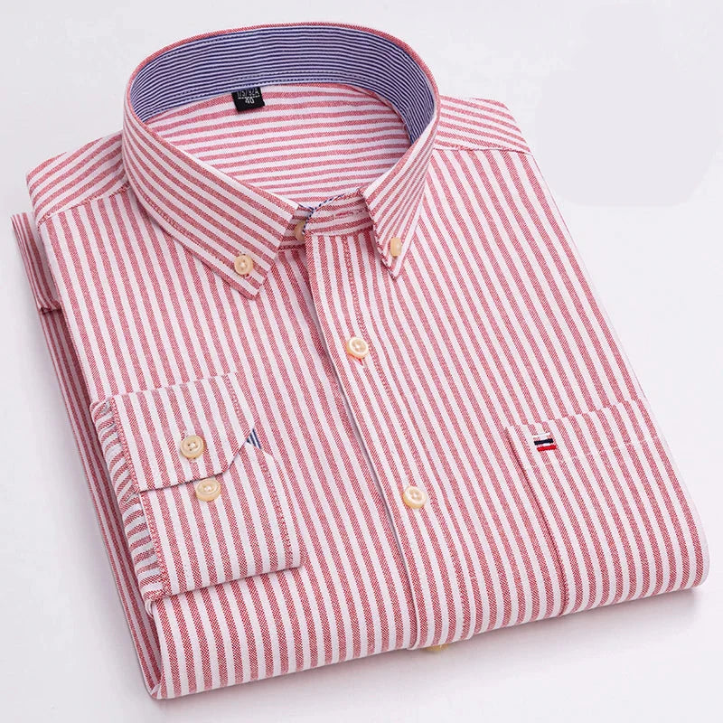 Camisa Masculina Listrada Vittorio Manga Longa Use Cavalieri