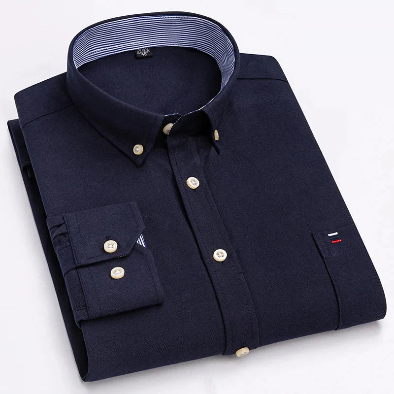 Camisa Masculina Oxford Manga Longa Use Cavalieri