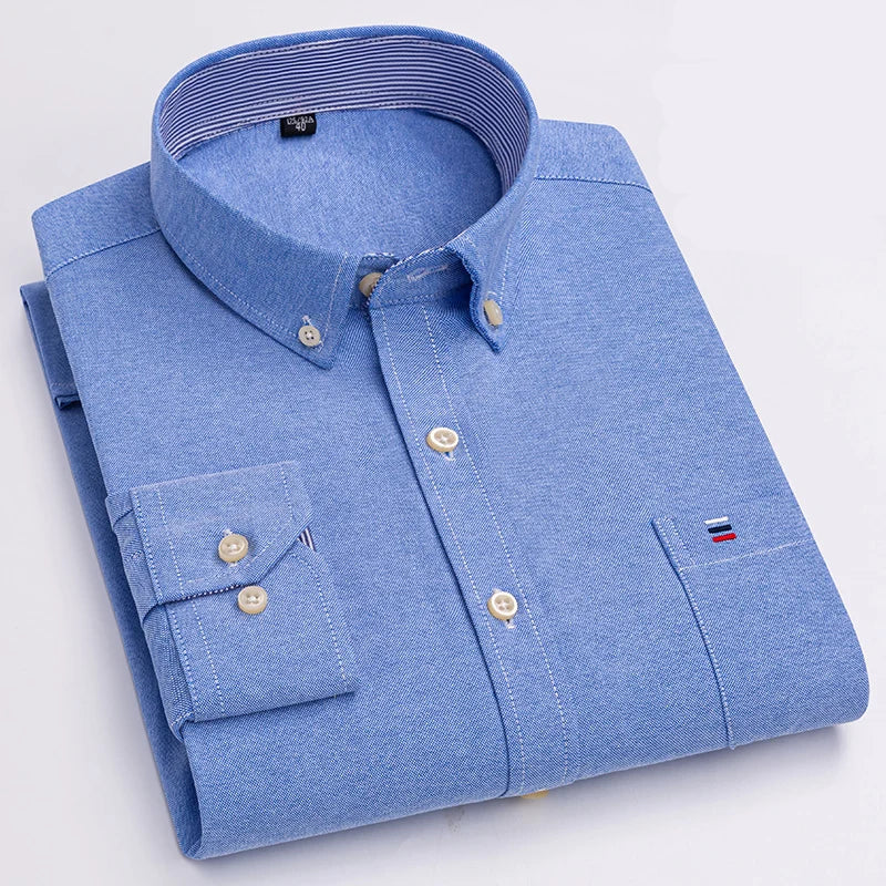 Camisa Masculina Oxford Manga Longa Use Cavalieri