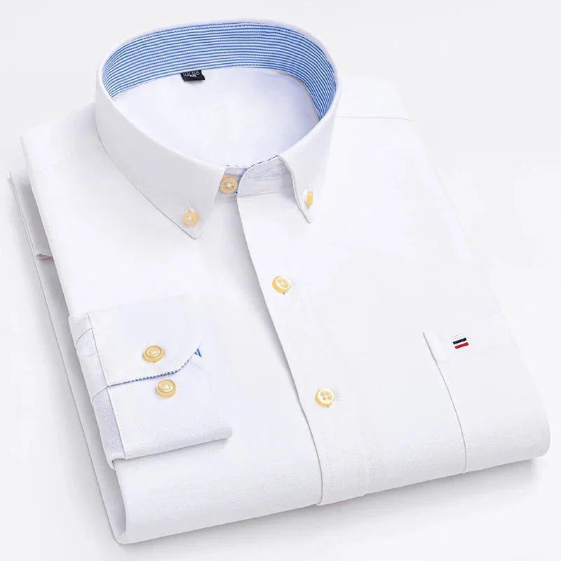 Camisa Masculina Oxford Manga Longa Use Cavalieri