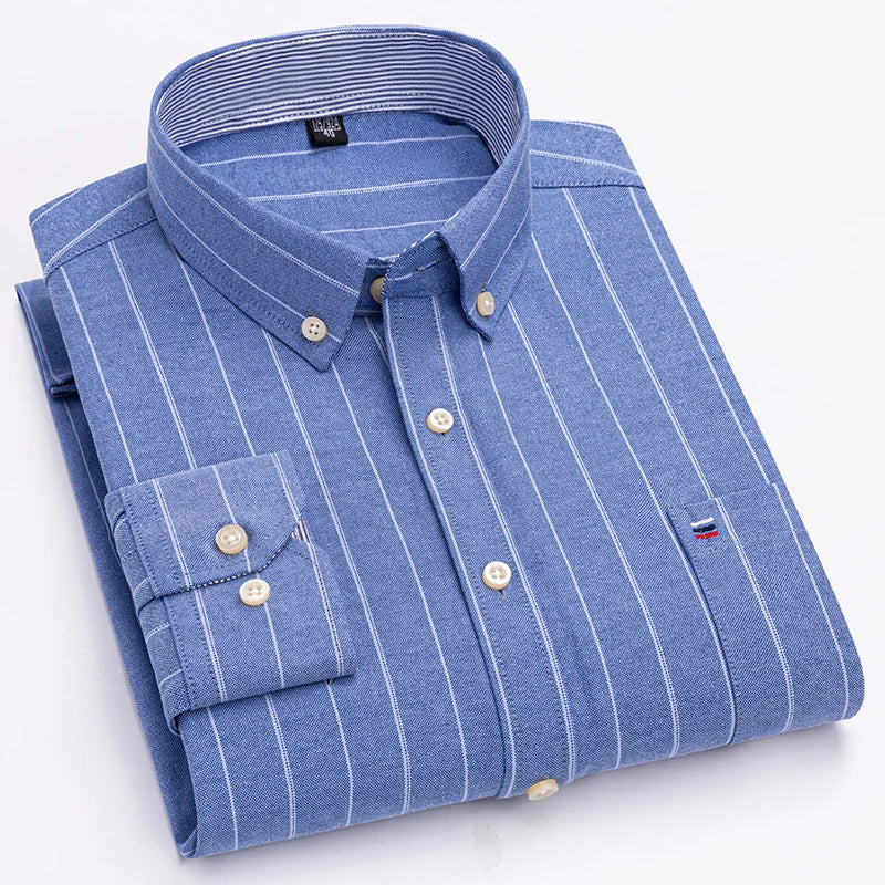 Camisa Masculina Soft Listrada Manga Longa Use Cavalieri