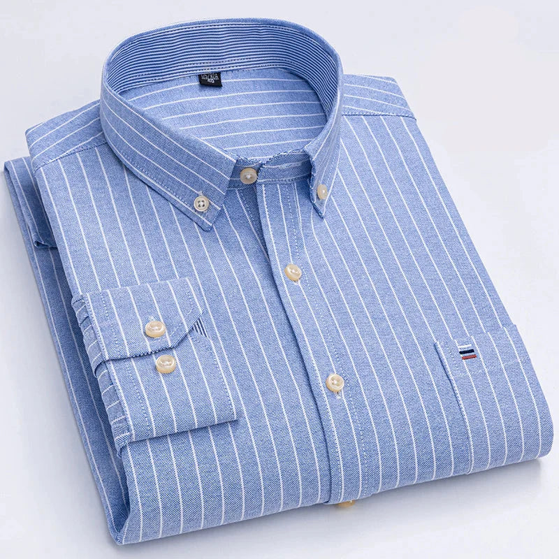 Camisa Masculina Soft Listrada Manga Longa Use Cavalieri