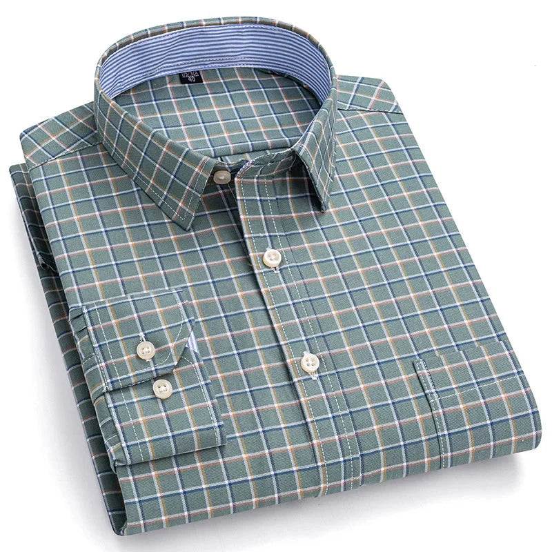 Camisa Masculina Xadrez Montana Manga Longa Use Cavalieri