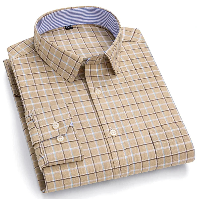 Camisa Masculina Xadrez Montana Manga Longa Use Cavalieri