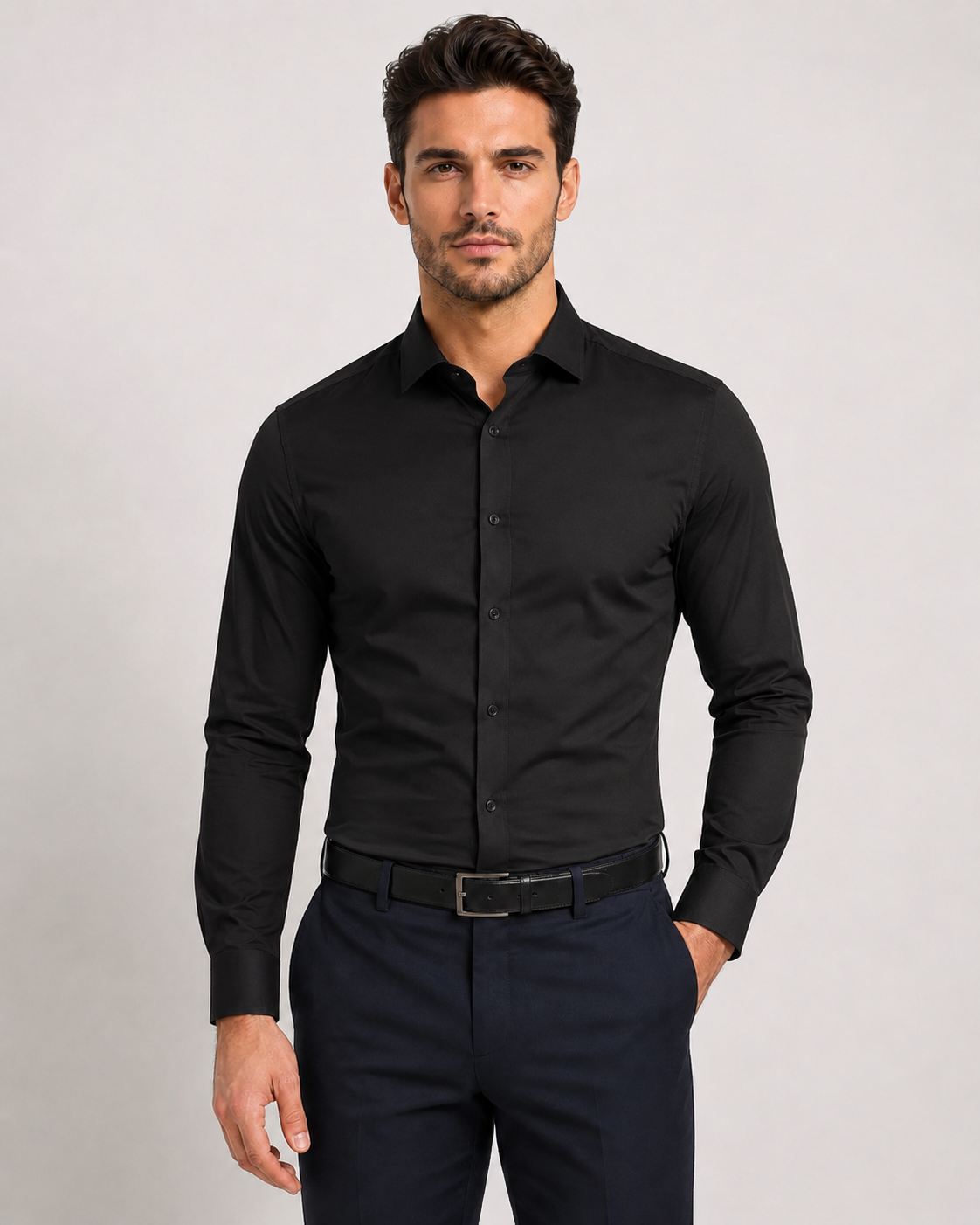 Camisa Social Masculina Elegante para Trabalho e Eventos