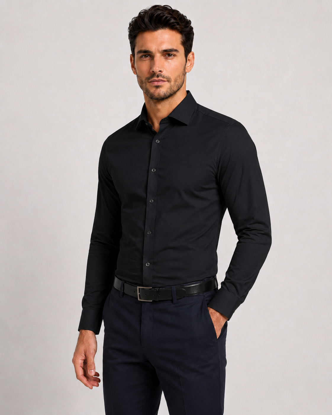 Camisa Social Masculina Elegante para Trabalho e Eventos