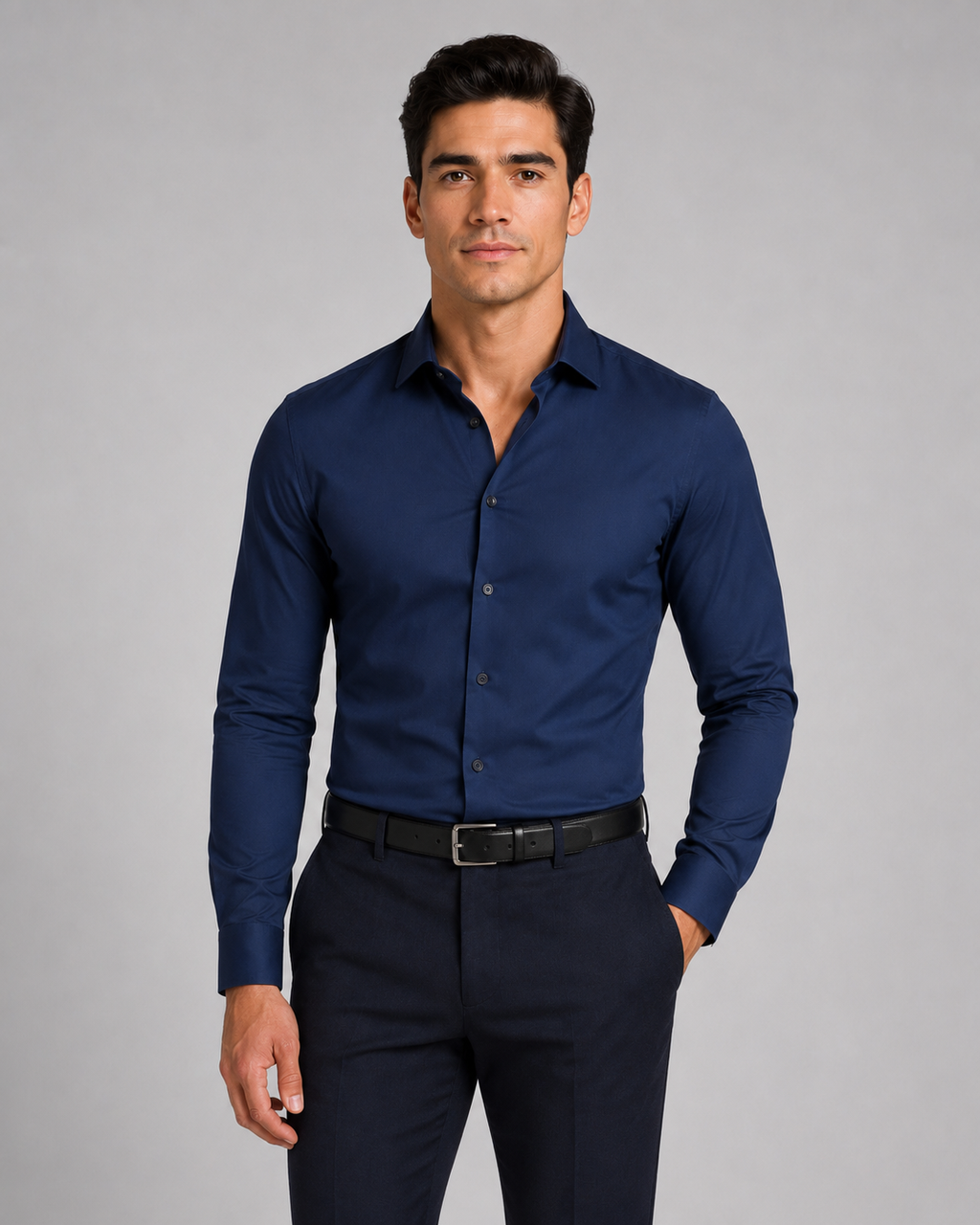 Camisa Social Masculina Elegante para Trabalho e Eventos