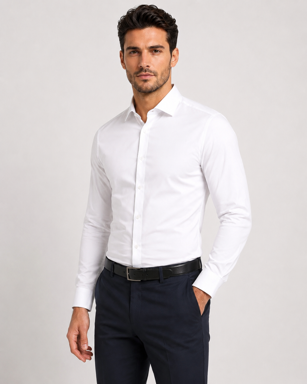 Camisa Social Masculina Elegante para Trabalho e Eventos