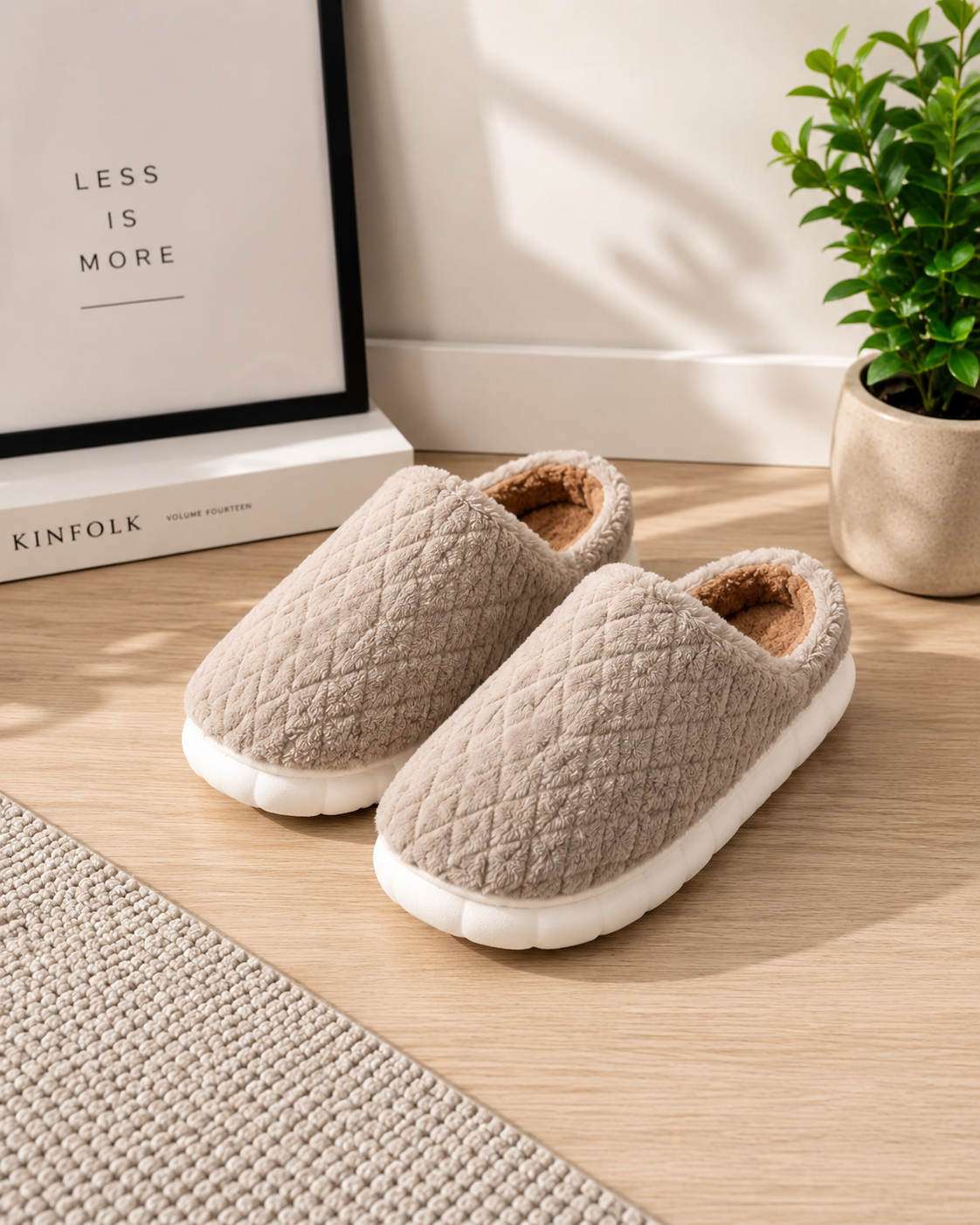 Compre 1 leve 2 Pantufas Para Frio Aconchegantes